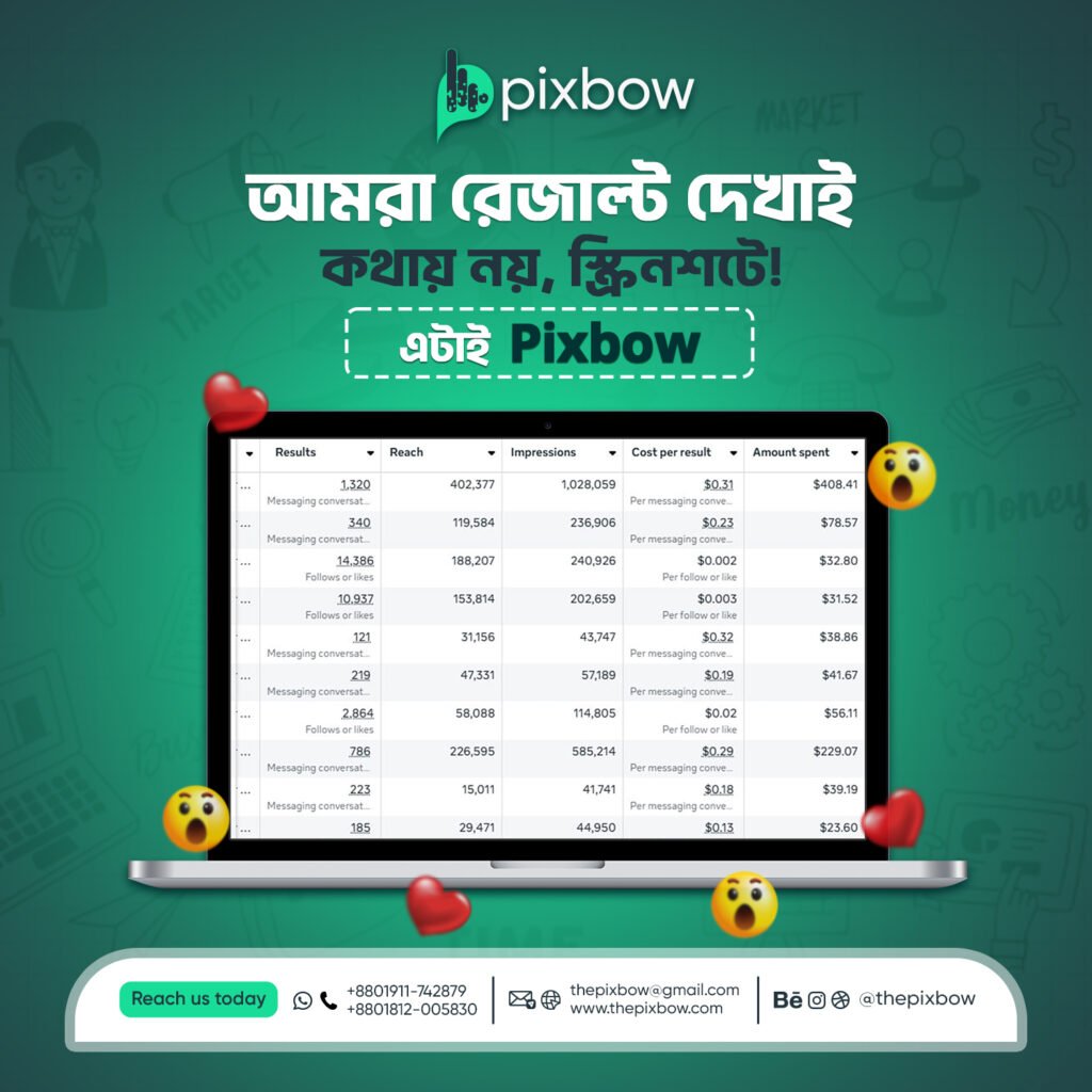 pixbow ads result design by pixbow
